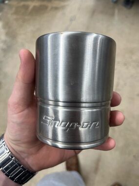 Snap-on Stainless Steel Drink Coozie - Brushed Finish